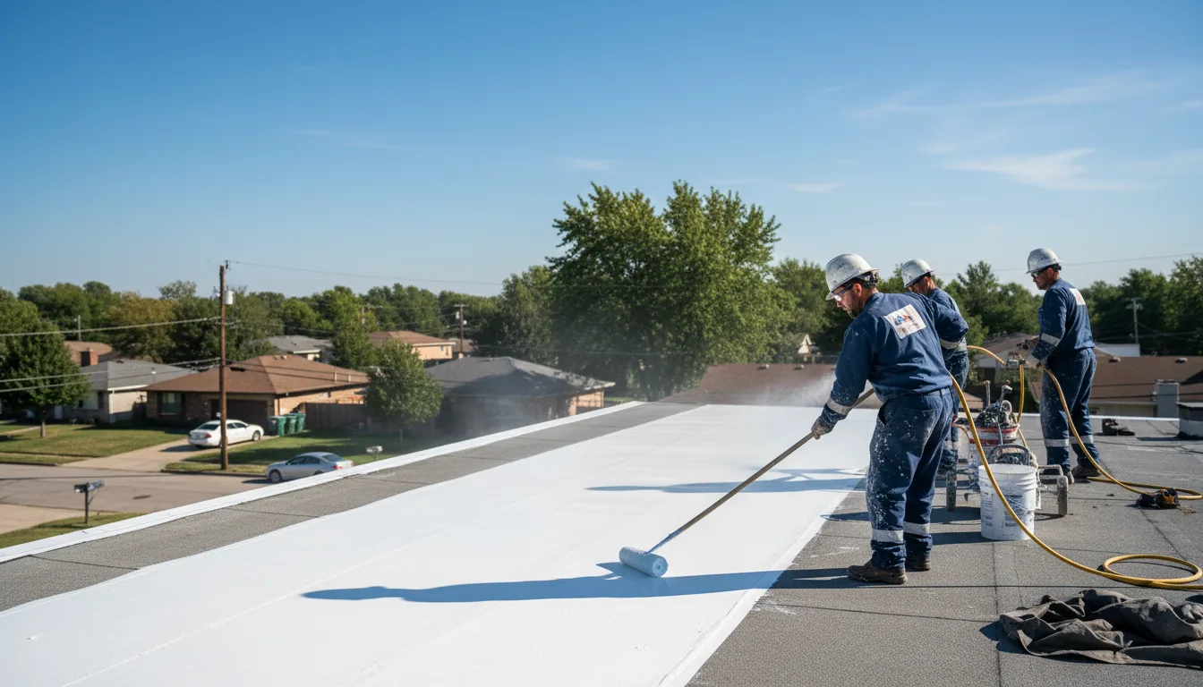 Commercial roof coating in Piedmont, OK near me